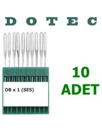Dotec DBX 1 Düz Dikiş Makinesi İğnesi (İnce Dip) (10 Adet)
