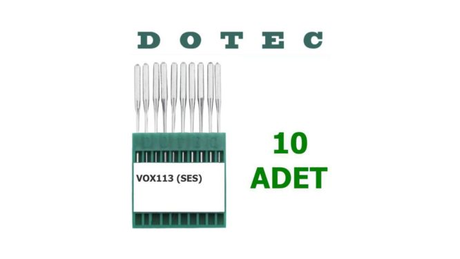 Dotec VOX 113 (Ses) Lastik Makine İğnesi (10 Adet)