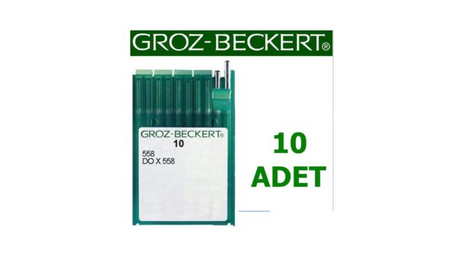 Groz Beckert 558 Gözlü İlik Makinesi İğnesi (10 Adet)