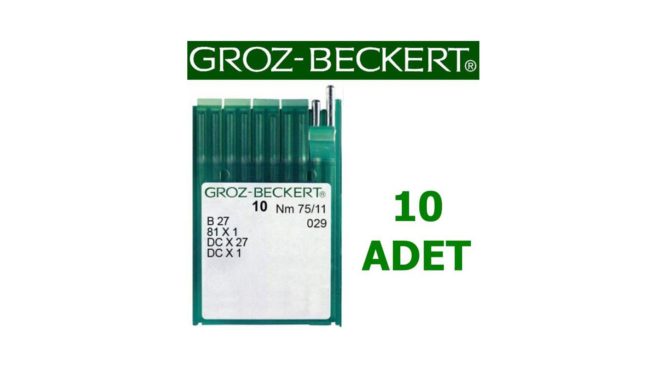 Groz Beckert DC X 27 Overlok Makinesi İğnesi (10 Adet)