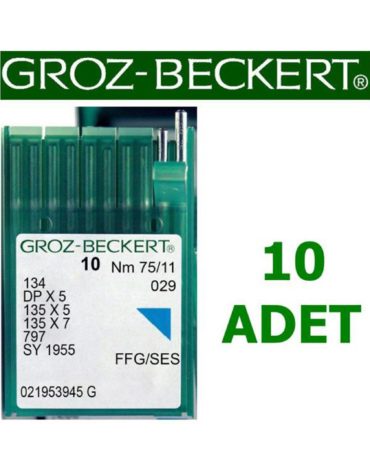 Groz Beckert DP X 5 Düz Makine İğnesi (Kalın Dip) (10 Adet)