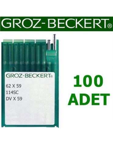 Groz Beckert DVX59 Lastik Dikiş Makinesi İğnesi (Uzun) (100 Adet)