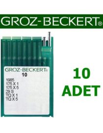 Groz Beckert TQ X 1 Düğme Dikiş Makinesi İğnesi (Kısa) (10 Adet)